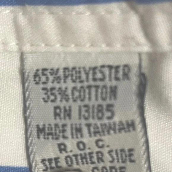 Oleg Cassini Striped Button-Down Shirt, Business Casual - Large - Picture 4 of 8